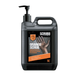 Scrubb Orange Scrub Heavy Duty Beaded Hand Cleaner - Pack of 2 x 5L Bottle with Pump Top